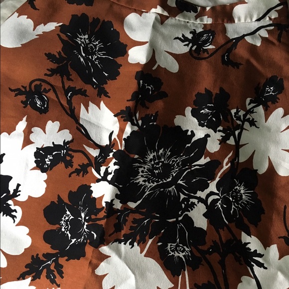 J. Crew collection ochre floral skirt - Picture 5 of 7
