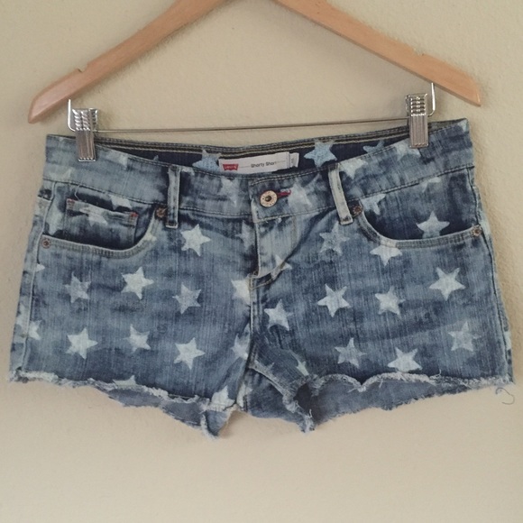 Levi's Shorty Short Star Cutoffs