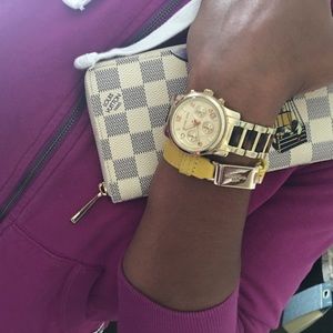 Pre-loved COACH leather bracelet