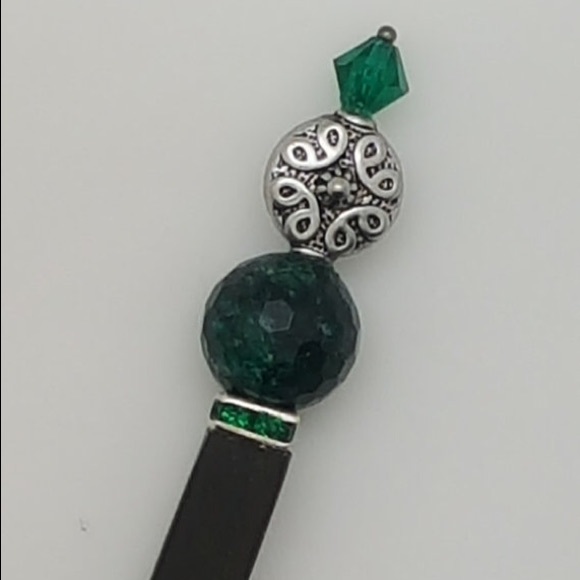 2 multi beaded hair sticks main image 4