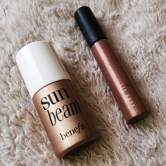 Benefit Sun Beam Mac Girl Boy Brow Gel Bundle