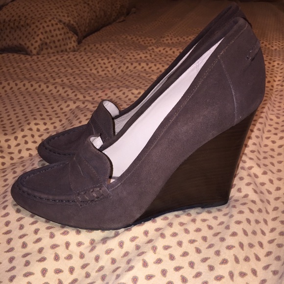 Michael Kors suede wedges