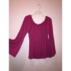 Bell sleeve blouse