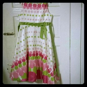 Multi color girls dress