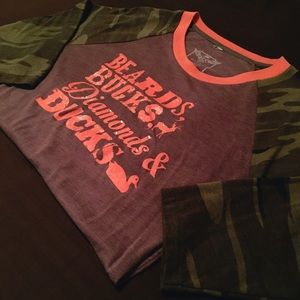 ATX Baseball Tee - Camo - Medium