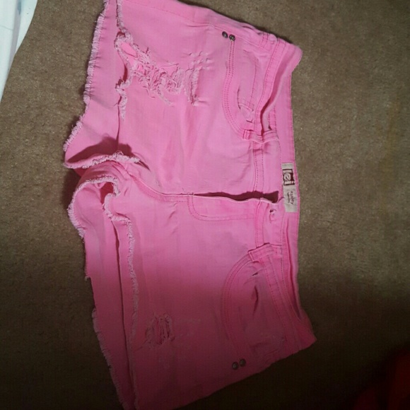 Pink LEI Shorts