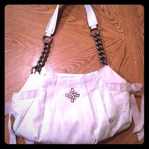 Cream Vera Wang hand bag
