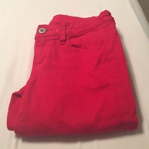 Red AE Jeggings
