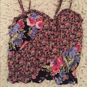 Floral crop top