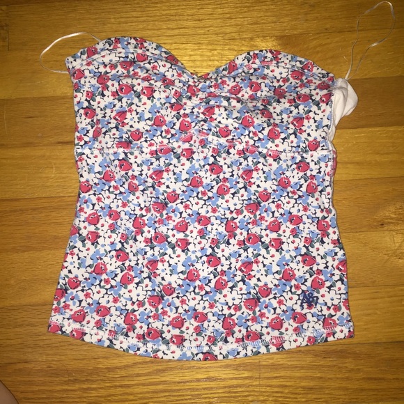 Flowery crop top