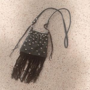 Small Free People Fringe Bag