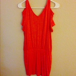 Peek a boo shoulder dress