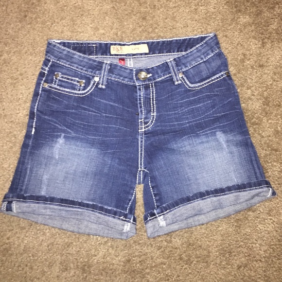 BKE denim shorts