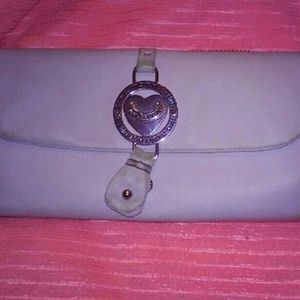 Juicy couture teal leather wallet