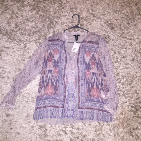 Hm printed blouse