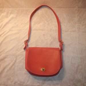 Authentic Vintage leather Coach bag