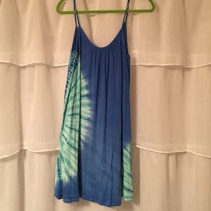 Blue Tie Dye Dress