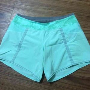 Turquoise Lululemon shorts (perfect condition)