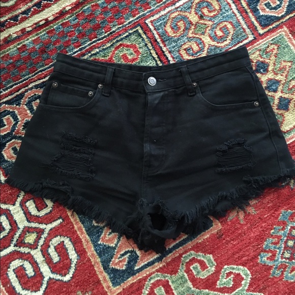 Frayed shorts