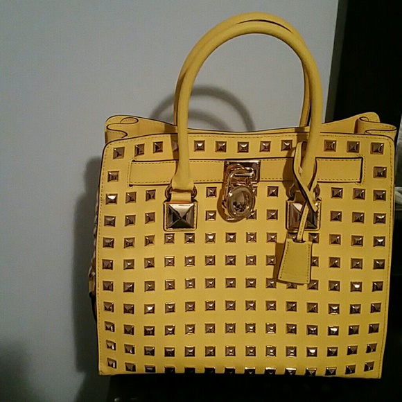 Michael Kors Hamilton Studded Tote