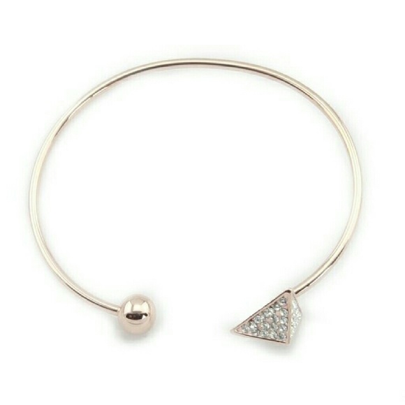 Crystal Spike 14k Rose Gold Bracelet - Picture 2 of 3