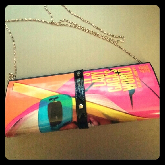 Lady Gaga Magazine Cover Clutch Purse