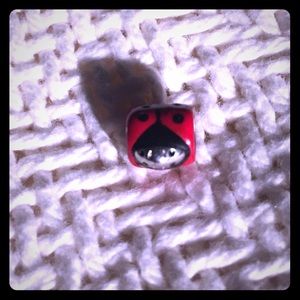 Lucky lady bug charm