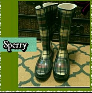 Sperry Top sider rain boots