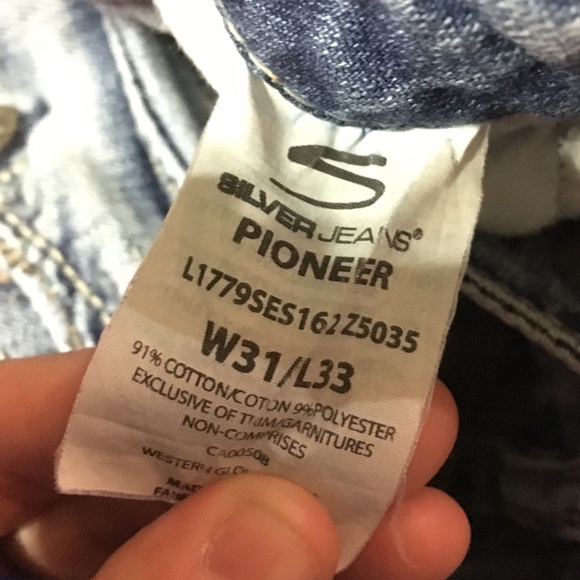 Silver jeans