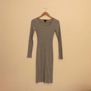 Forever 21 Ribbed Knit Midi Dress