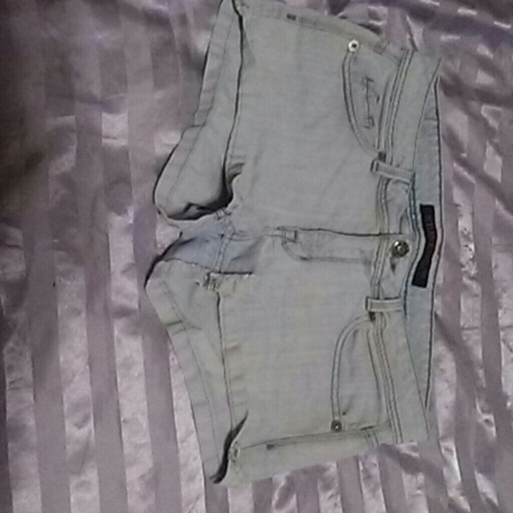 Stone love brand light color jean shorts
