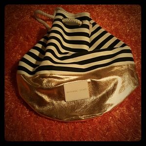 Blue sailor slingback