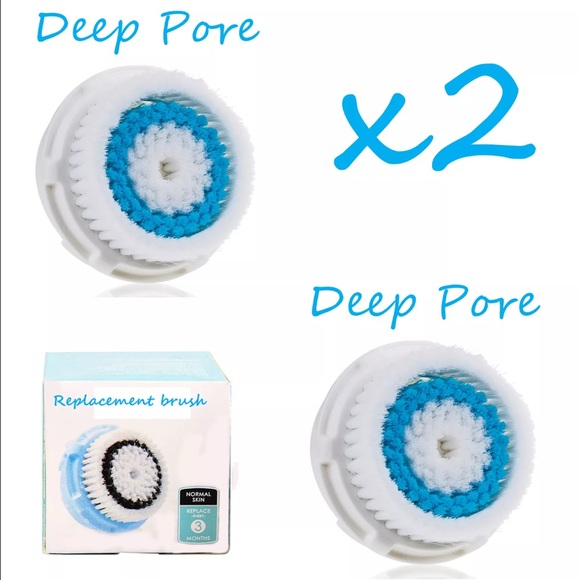 2 clarisonic brush heads