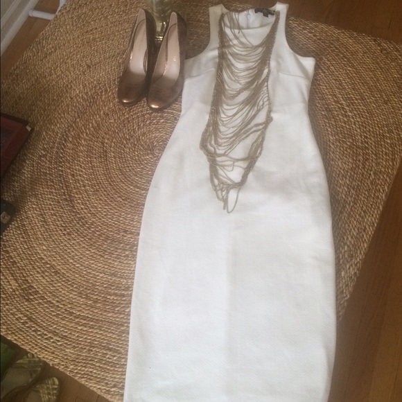 Fitted midi dress