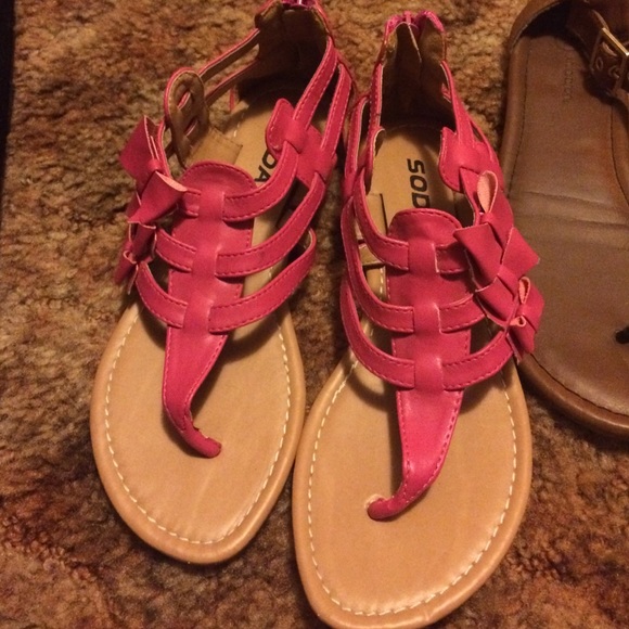 Pink sandals