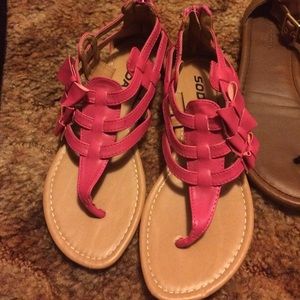 Pink sandals