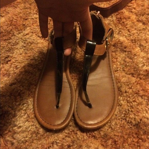 Black sandals