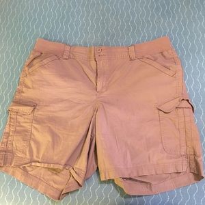 Cotton twill shorts