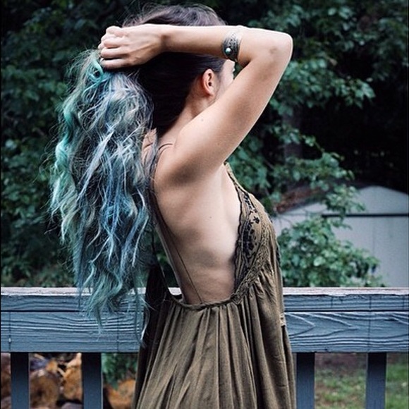 *ON HOLD* FP Diamonds in the Sky dress olive green