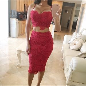 Red Hot Lace Cocktail Set 🔥