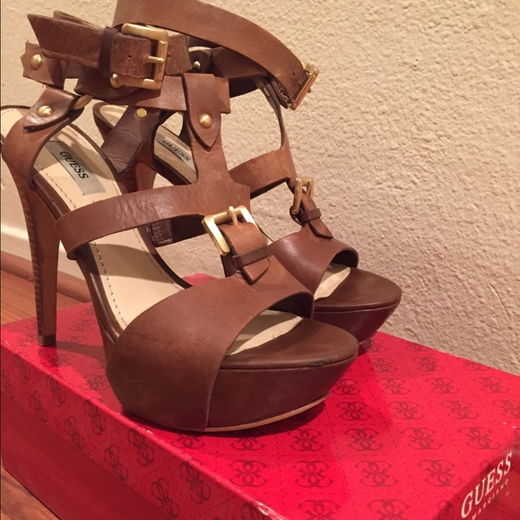 SOLD***Guess Strappy heel