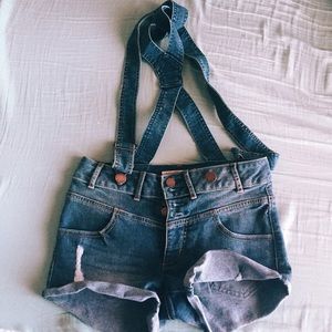 Denim overalls