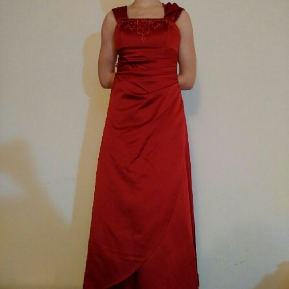 red dress