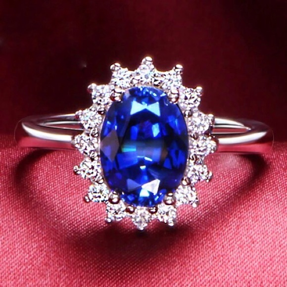 Blue stone ring - Picture 2 of 3