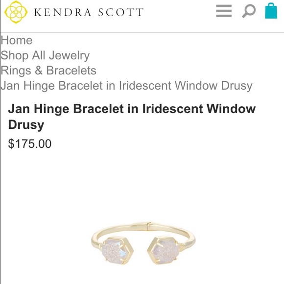 BNWT Kendra Scott Jan Hinge Bracelet!