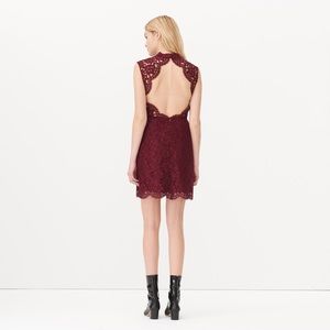 sandro romie lace dress in size 1