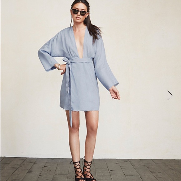 Reformation Dresses & Skirts - Reformation Maybury linen wrap dress