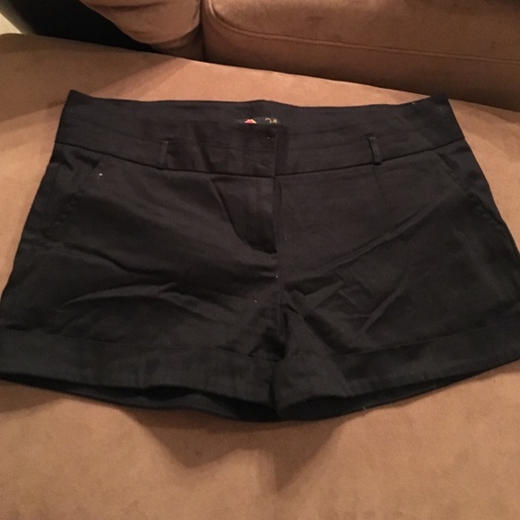Slack black shorts