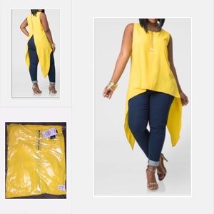 NWT Plus Size Split Back Tank Top