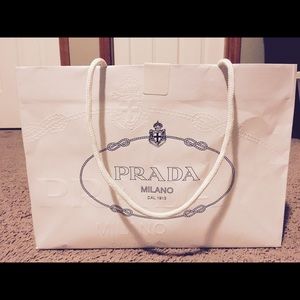 Prada shopping bag